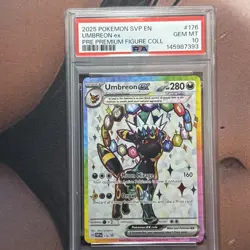 Pokemon UMBREON ex Black Star Promo Premium Figure Coll. #176 ENG ~ PSA 10 - Image 1