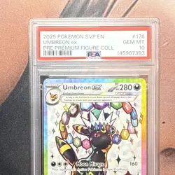 Pokemon UMBREON ex Black Star Promo Premium Figure Coll. #176 ENG ~ PSA 10 - Image 3