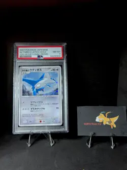 2007 POKEMON JAP 10th MOVIE COMMEMORATION PROMOALTO MARE'S LATIOS-HOLO PSA 8 - Image 1