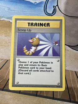Pokemon TCG - Scoop Up 78/102 - Rare Unlimited - Base Set Unlimited 1999 LP ** - Image 1