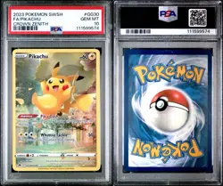 PIKACHU GG30/GG70 PSA 10 FULL ART 2023 POKEMON SWORD & SHIELD CROWN ZENITH - Image 5
