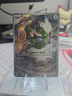 Pokemon TCG: Tornadus (210) Black Star Promo 2025 White Flare ETB Promo - Image 1