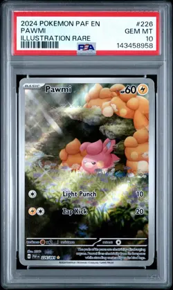 Pokemon Paldean Fates Pawmi 226 PSA 10 - Image 1