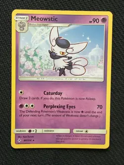 Meowstic Non-Holo ~ Cute Pokemon & Pink & Pastel Gallery - Image 1