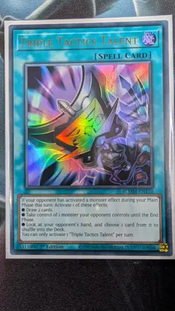 YUGIOH Triple Tactics Talent BLMM-EN170 Ultra Rare 1st Edition - Image 1