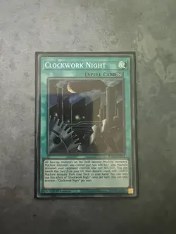 YUGIOH Secret Rare Clockwork Night RA03-EN071 1st Edition - Image 1
