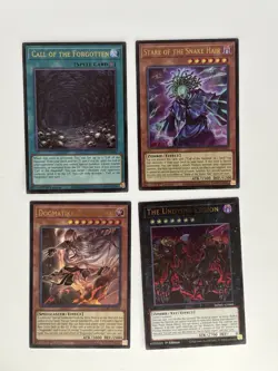 Yugioh TCG Maze of Muertos Lot Of 4 1st Edition NM - Image 1
