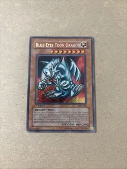 Yugioh Englush Blue Eyes Toon Dragon Secret Rare MRL-000 1st Ed. (Light play) - Image 1