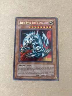 Yugioh Englush Blue Eyes Toon Dragon Secret Rare MRL-000 1st Ed. (Light play) - Image 2
