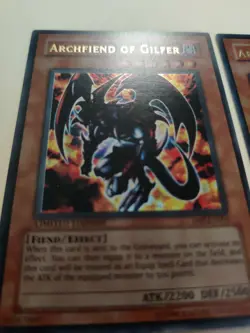 2x Archfiend of Gilfer JMP-EN003 Ultra Rare Limited Edition LP - Image 2