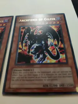 2x Archfiend of Gilfer JMP-EN003 Ultra Rare Limited Edition LP - Image 4