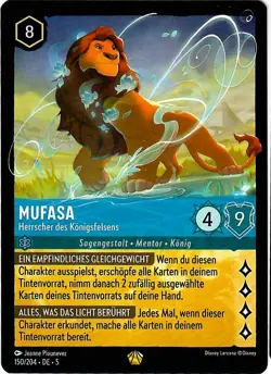 150/204 Disney Lorcana - Himmelsleuchten (TCG) - Deutsch- L NonFoil NM - Image 1