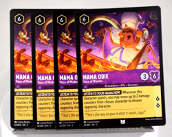 Disney Lorcana TCG Into the Inklands Mama Odie Voice of Wisdom 52/204 Uncmmon x4 - Image 1