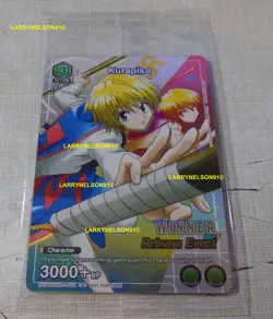 Union Arena Kurapika Release Event Winner FOIL CARD HTR-1-072 Sealed ENGLISH - Image 5