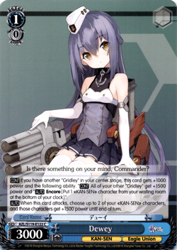 Weiss Schwarz - Azur Lane Vol. 2 (English) - Dewey - AZL/S119-E122 - Image 1