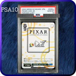 PSA 10 Weiss Schwarz PIXAR Luxo Jr. 028LC Holo Japanese 2022 - Image 1