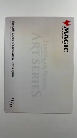 MTG Zendikar Rising Art Series Omnath, Locus of Creation Art Card 78/81 - Image 2