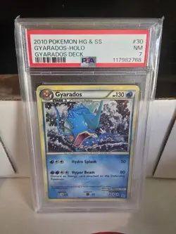 Gyarados Holo HG & SS Gyarados Deck 30/30 PSA 7 NM Pokemon Card - Image 1