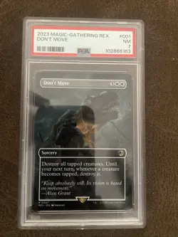 Don't Move (Borderless) - Near Mint MTG PSA 7 - Image 1