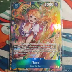 Nami (Alt Art) OP11-054 SR A Fist of Divine Speed - ONE PIECE Card Game English - Image 1