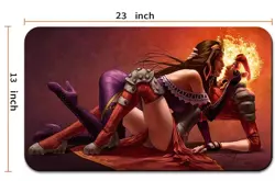 Chandra Nalaar Liliana Vess MTG Playmat Trading Card Game Mat TCG CCG Mouse Pad - Image 2