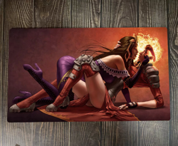 Chandra Nalaar Liliana Vess MTG Playmat Trading Card Game Mat TCG CCG Mouse Pad - Image 5