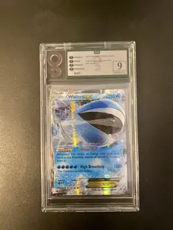 Pokemon XY Primal Clash Wailord EX 38/160 Ultra Rare Holo Card Onlygraded 9 Mint - Image 2