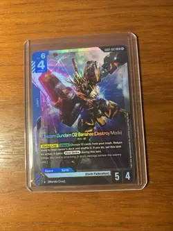 Unicorn Gundam Banshee GD01 003 LR Gundam Card Game - Newtype Rising NM! - Image 1