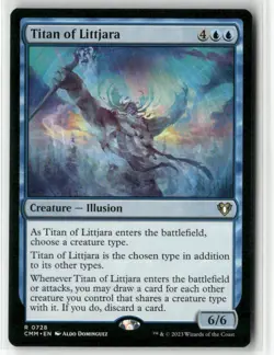 Magic the Gathering Titan of Littjara Commander Masters #728 - Image 1