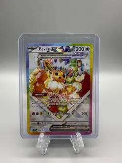 Pokemon Prismatic Evolutions Eevee EX SVP 174 Black Star Promo - Image 1