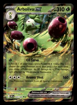 Arboliva ex 023/182 Double Rare Destined Rivals Pokemon Near Mint - Image 1