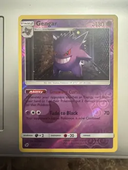 Gengar 38/111 Reverse Holo Rare Crimson Invasion - Pokemon TCG - Near Mint NM/LP - Image 1