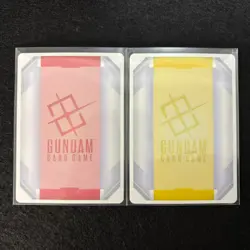 Resource Athrun & EX Resource Relena Gundam Card Game PROMO FOIL MINT JAPANESE - Image 2