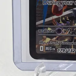 Mega Lucario ex 179/132 Mega Evolution Special Illustration Rare NM Pokemon TCG - Image 5