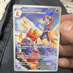 Pokemon Ethan's Magcargo 222/217 Full Art Holo ASCn Fire Stage 1 - Image 1