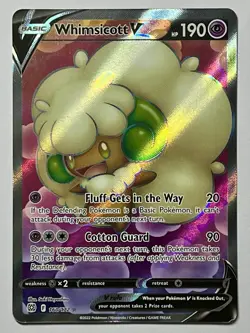 Whimsicott V 160/172 (NM) Alt Art Sword & Shield: Brilliant Stars 2022 Pokemon - Image 1