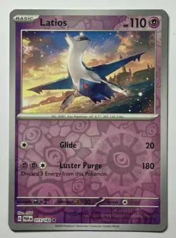 Latios 073/182 (NM) Reverse Holo Scarlet & Violet: Paradox Rift 2023 Pokemon - Image 1