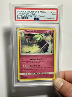 Gardevoir 141/214 •PSA 7 NM• Cosmo Holo Sun & Moon: Lost Thunder 2018 Pokemon - Image 3