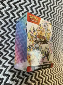 Pokemon TCG Scarlet & Violet Prismatic Evolutions Booster Bundle (Creased Box) - Image 4