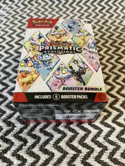 Pokemon TCG Scarlet & Violet Prismatic Evolutions Booster Bundle (Creased Box) - Image 5