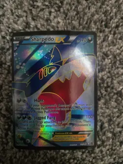 Pokemon Sharpedo EX Full Art Holo XY Primal Clash 152/160 170 HP Basic - Image 1