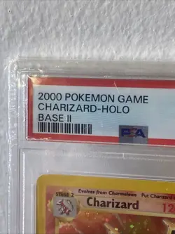 PSA 8 ~ 2000 POKEMON GAME #4 CHARIZARD-HOLO ~ BASE II - Image 2