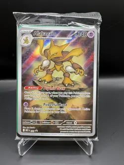 SEALED Alakazam #9 Mega Evolution ETB Black Star Promo Pokemon TCG - Image 1