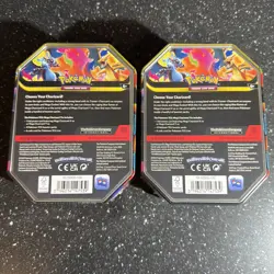 2 Pokemon TCG Mega Charizard X + Y ex Tin Bundle Sealed New - Image 4