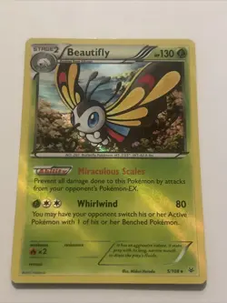 Pokemon TCG Beautifly Roaring Skies 5/108 Holo 1st Edition Holo Rare - Image 1