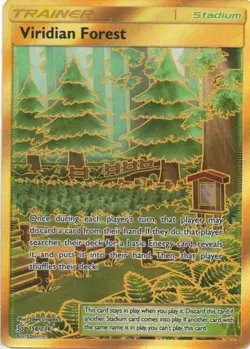 Pokemon: SM - Unified Minds: Holofoil Viridian Forest (Secret): LP Condition - Image 1