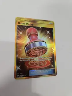 Reset Stamp 253/236 - Pokemon SM Unified Minds Secret Gold Rare Holo Foil NM - Image 1