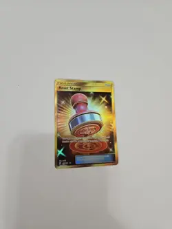 Reset Stamp 253/236 - Pokemon SM Unified Minds Secret Gold Rare Holo Foil NM - Image 3
