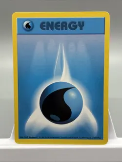 Pokemon TCG Shadowless Base Set Water Energy 102/102 - Image 1