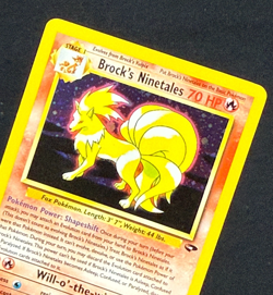BROCK'S NINETALES *Holo Rare* (LP/NM) - 03/132 Gym Challenge - Pokemon TCG - Image 2